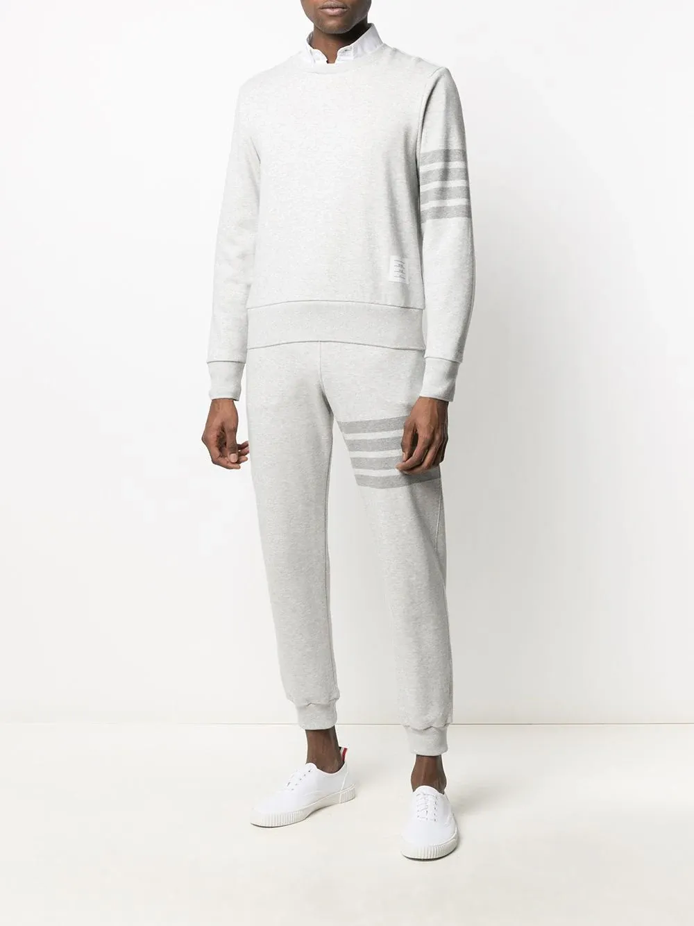 4-Bar Stripe Cotton Track Pants