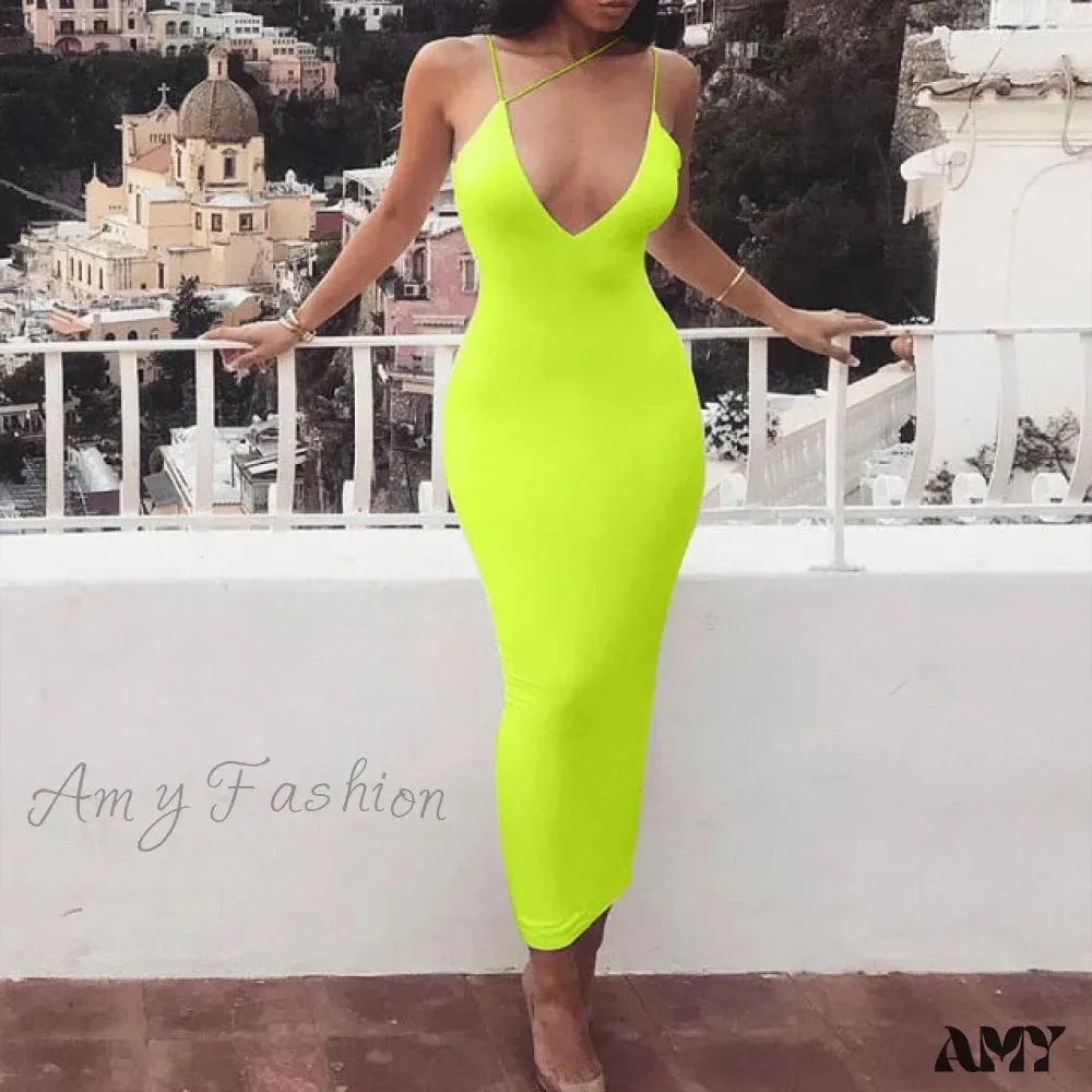 Amy Fashion - Fashion Ladies Long Party Bodycon Dresses