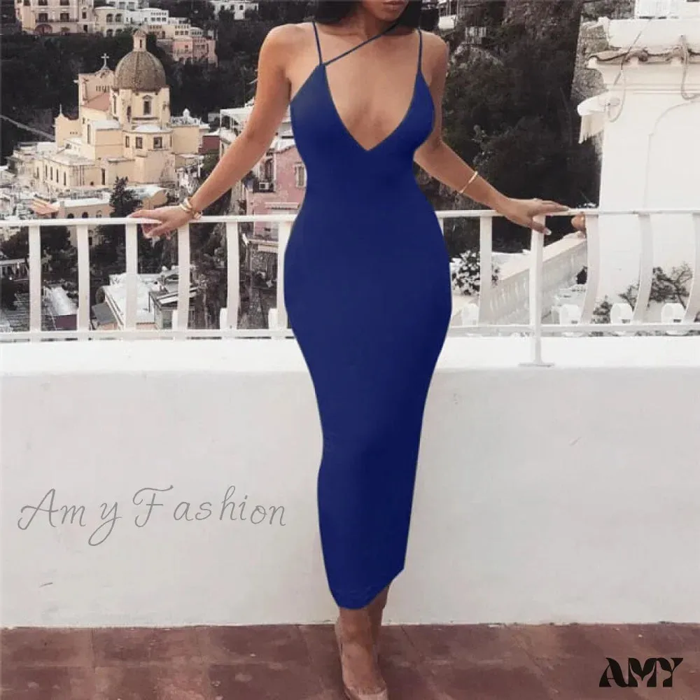 Amy Fashion - Fashion Ladies Long Party Bodycon Dresses