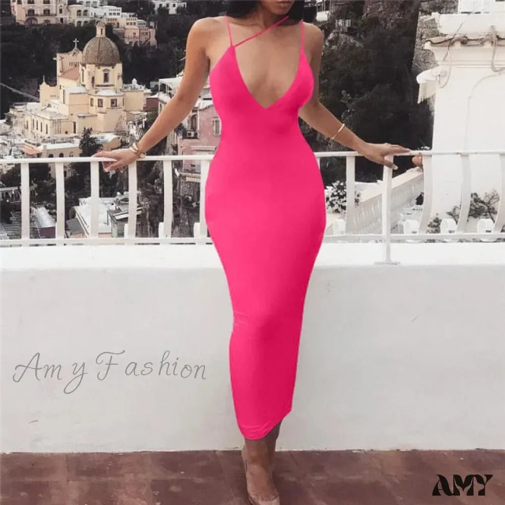 Amy Fashion - Fashion Ladies Long Party Bodycon Dresses