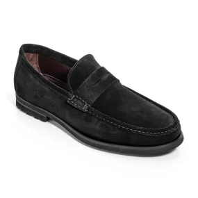 Belfast Black Suede Loafer