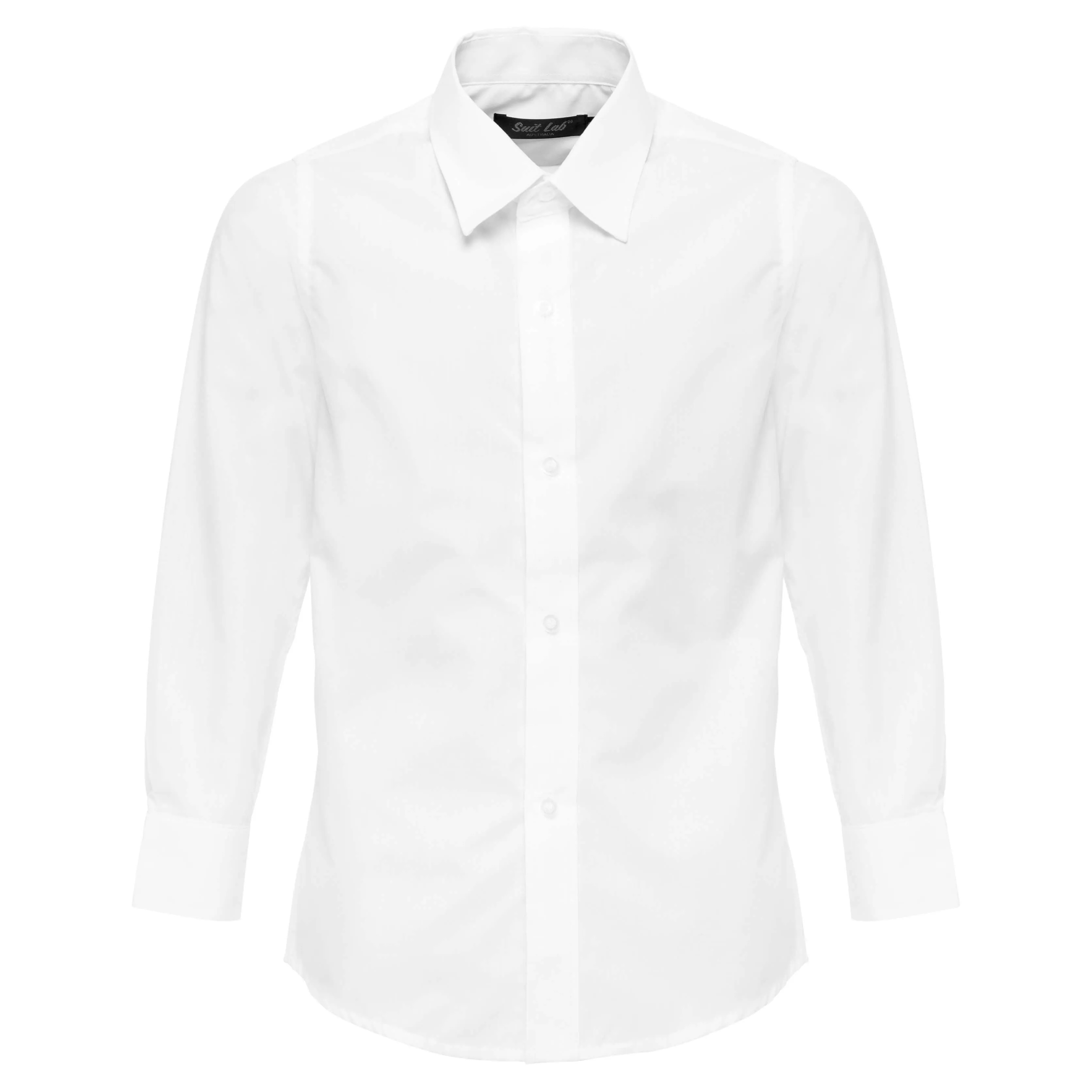 Boys White Formal Shirt