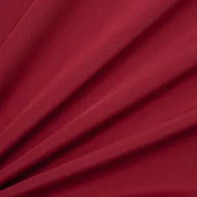 Burgundy Silk Marocain Crêpe