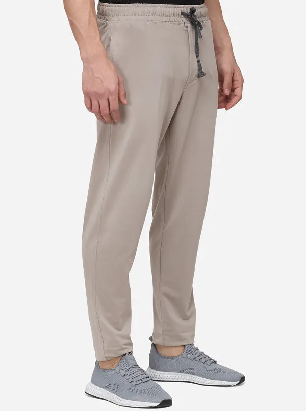 Cobblestone Solid Regular Fit Track Pants | JadeBlue