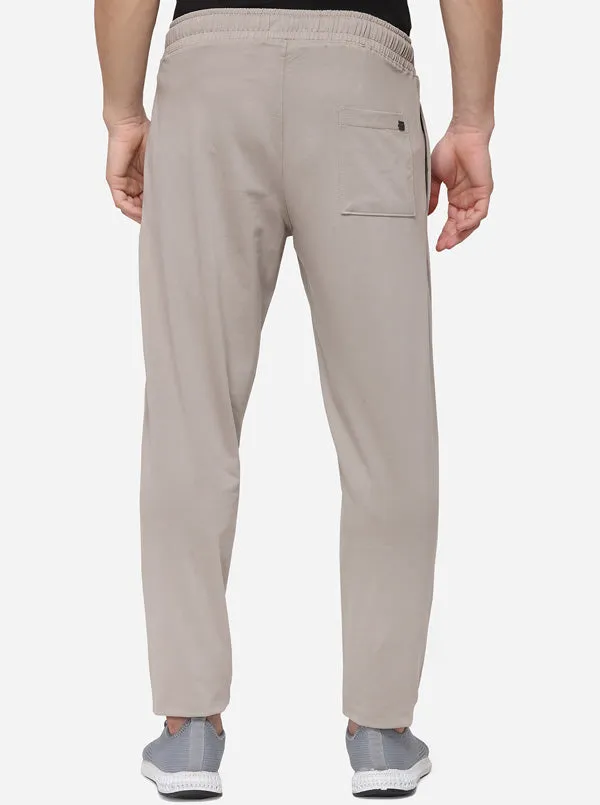 Cobblestone Solid Regular Fit Track Pants | JadeBlue