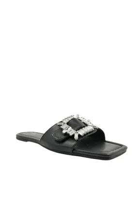 Consuelo Rhinestone Slide Sandal