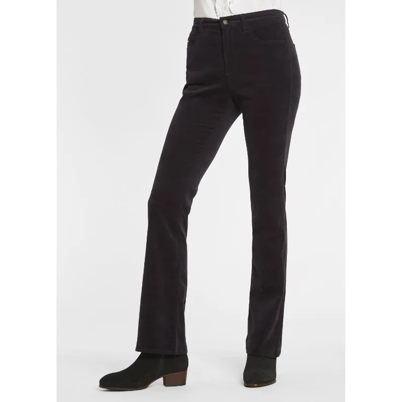 Dubarry Elderflower Ladies Stretch Pincord Bootleg Jeans - Navy