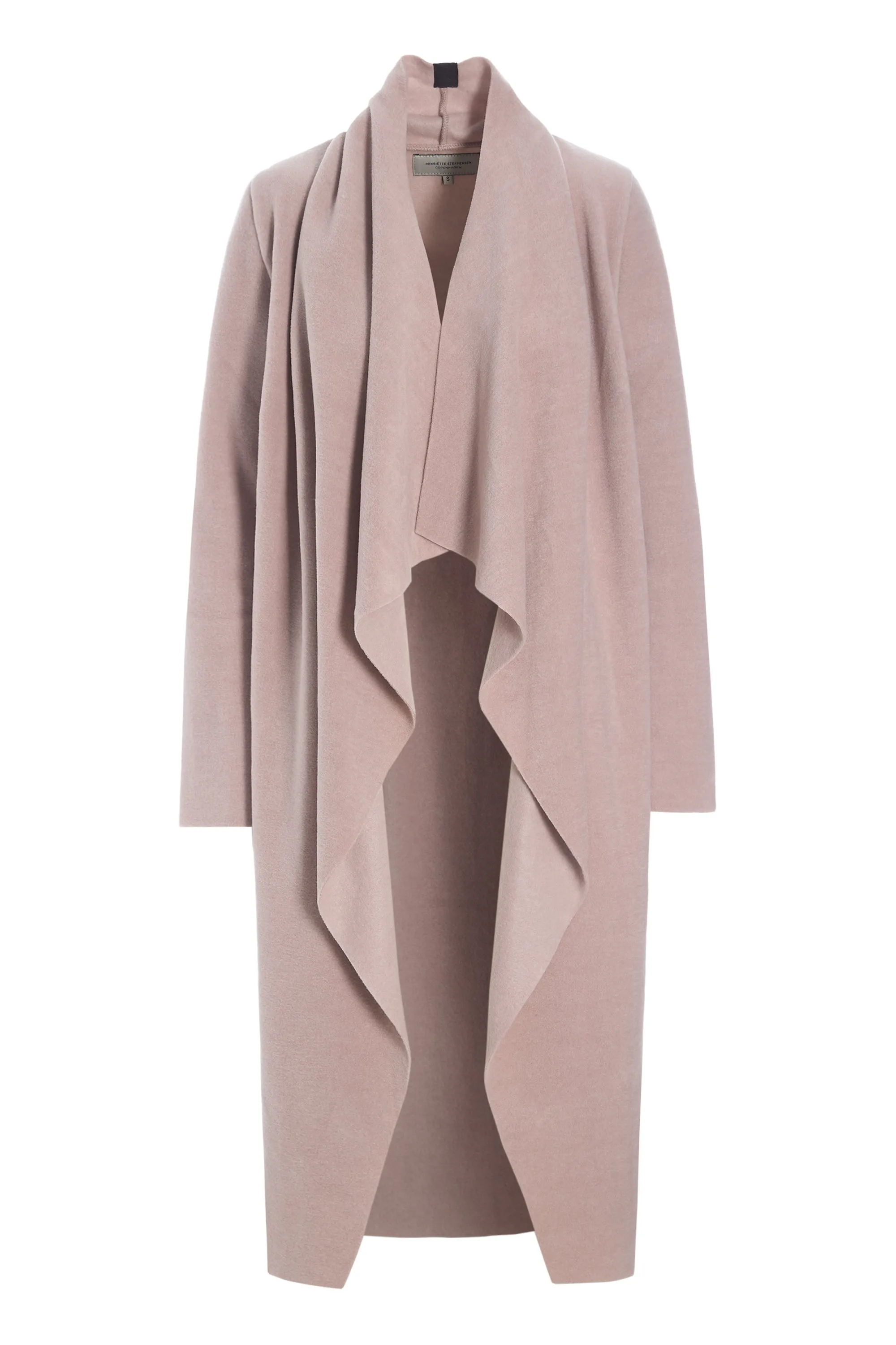 Henriette Steffensen Nude Cardigan With High Neck