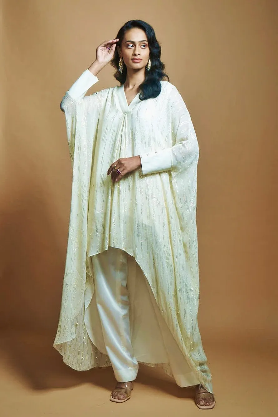 IVORY PATHANI TUNIC