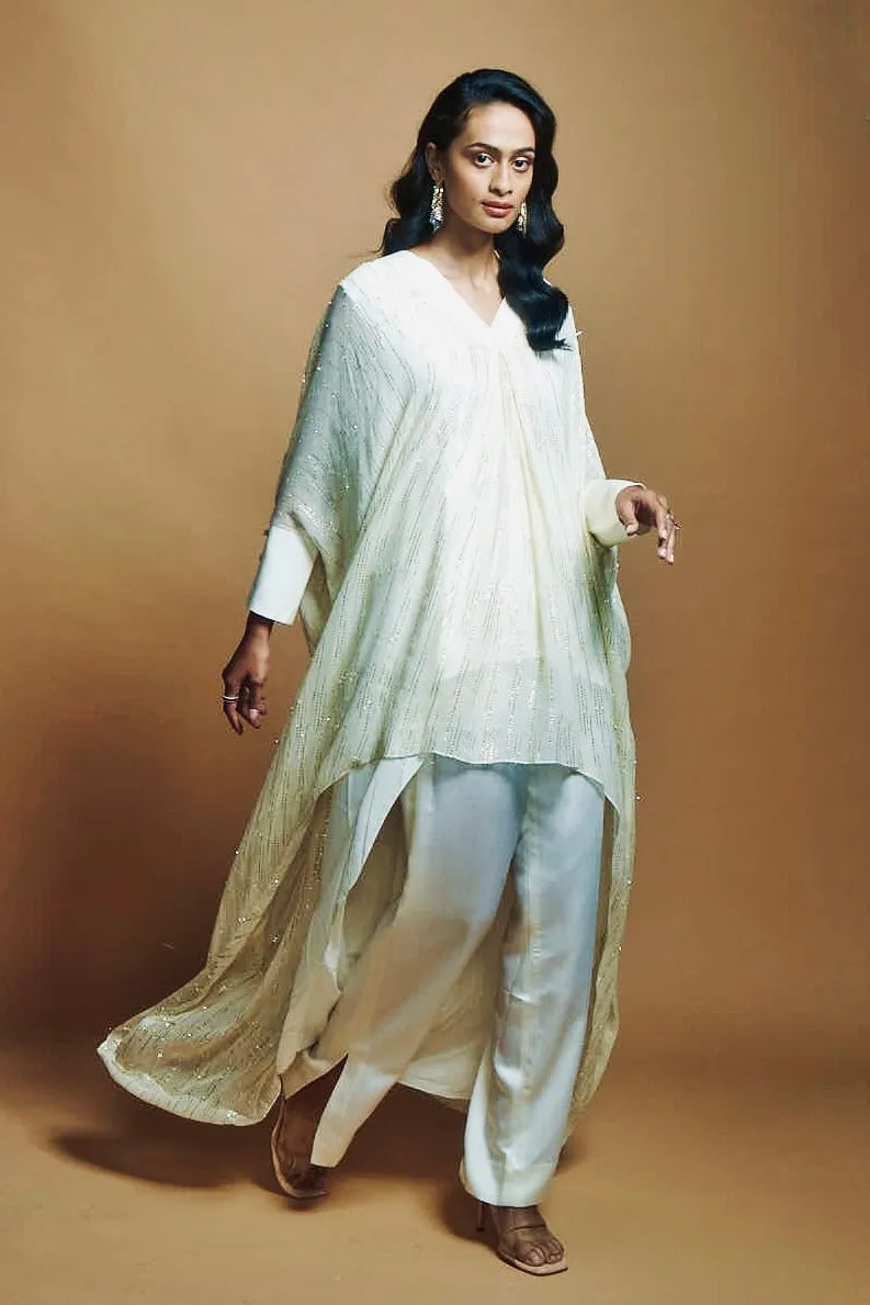 IVORY PATHANI TUNIC