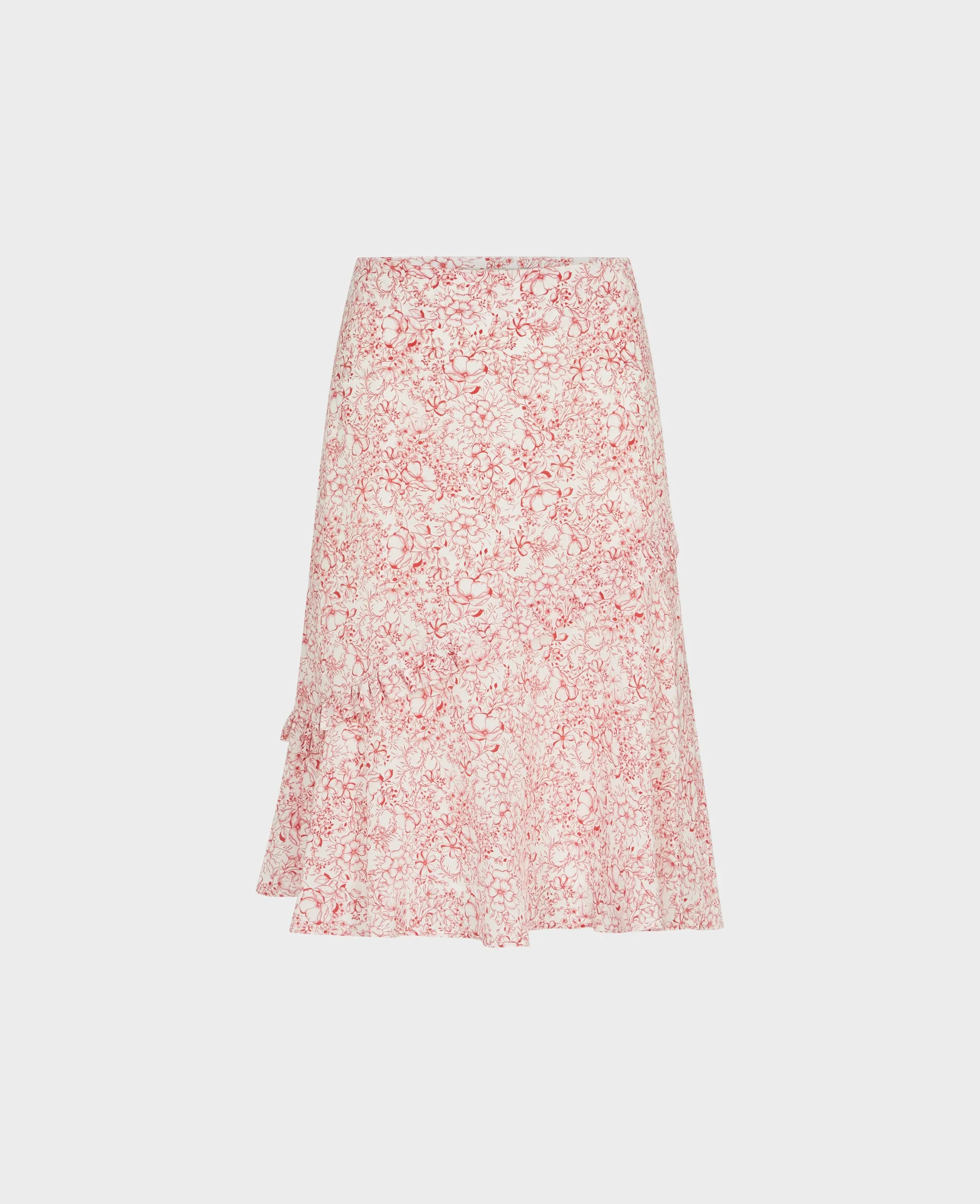 Liberty Print Silk Short Skirt