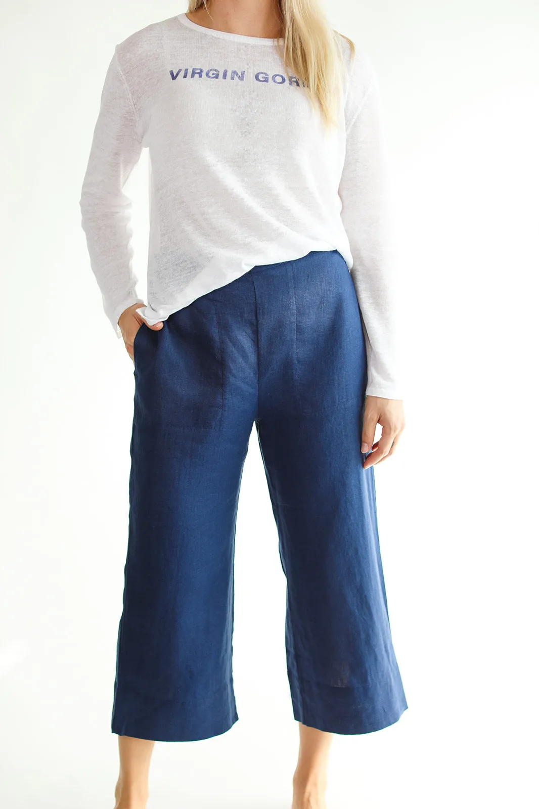 Mellow Capri Pant - Night Sky