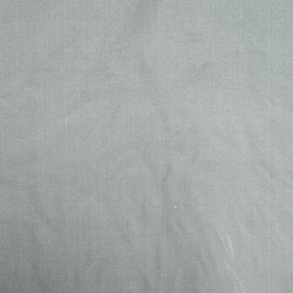 Mid Grey Plain Silk Taffeta