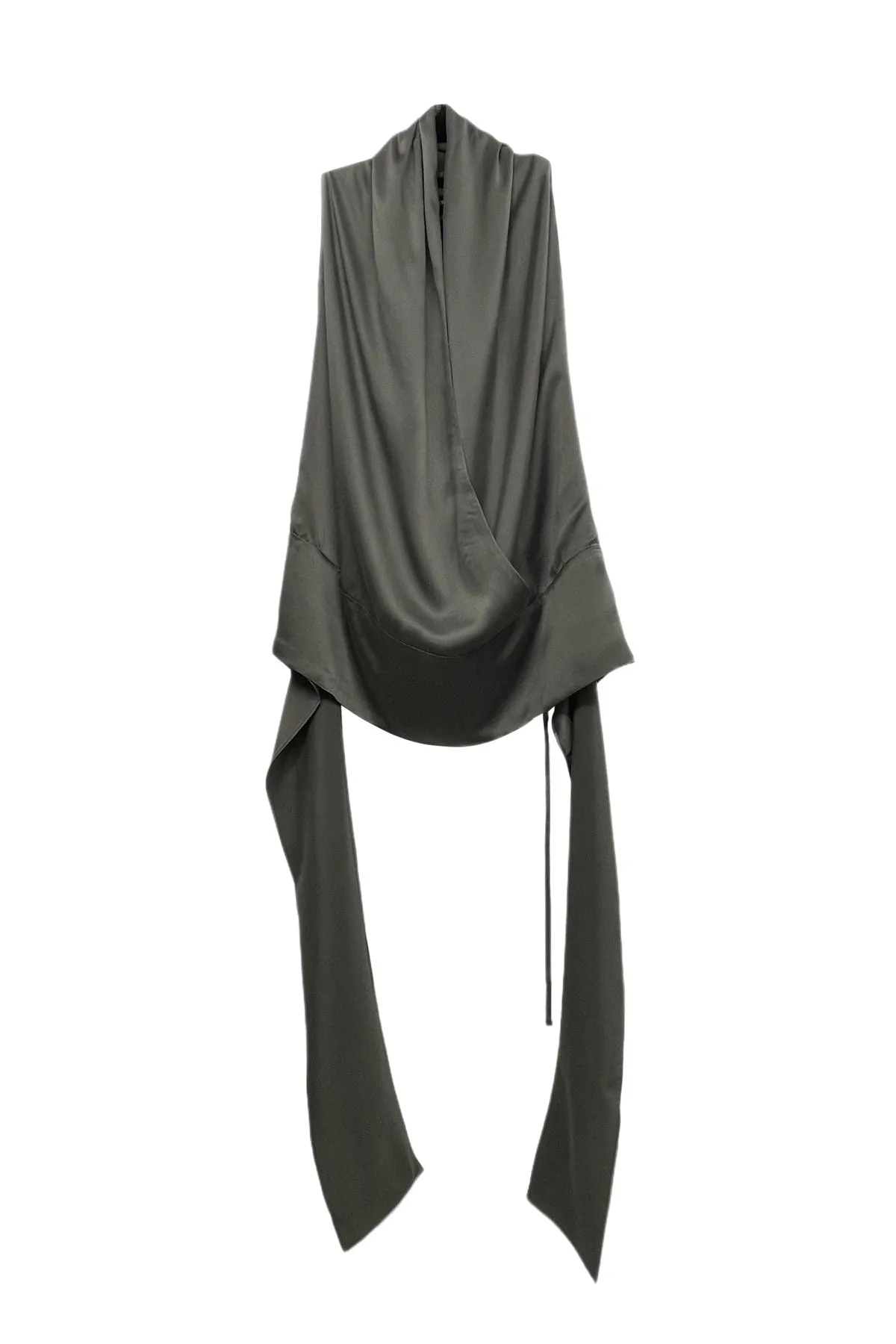 MILAN TOP PEWTER SILK