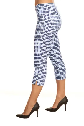 Navy Plaid Capri Rosie LIOR