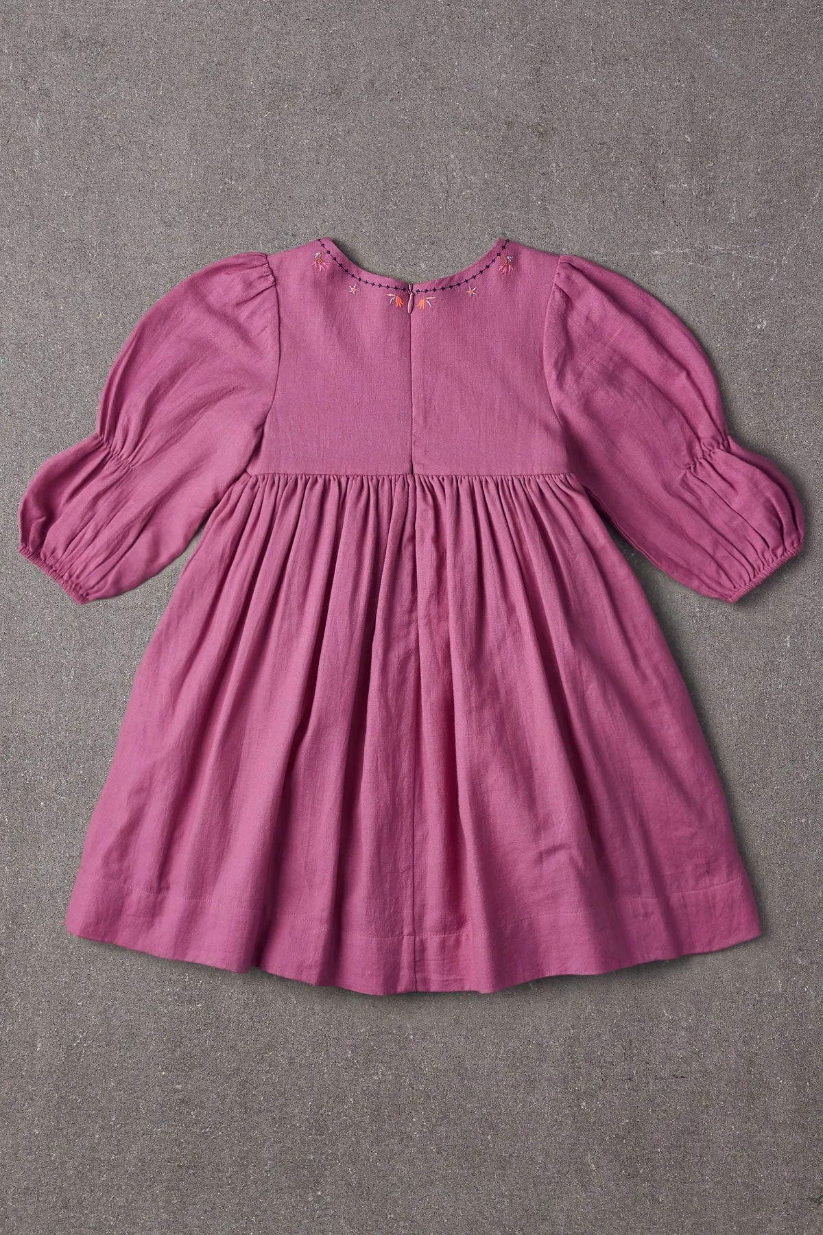 Nellystella Clover Girls Dress - Radiant Orchid