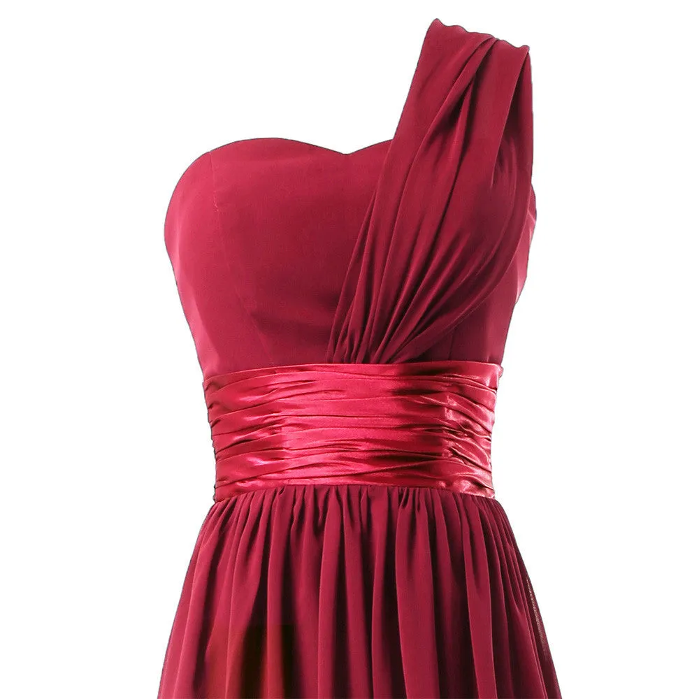 One Shoulder Bridesmaid dresses at Bling Brides Bouquet online Bridal Store