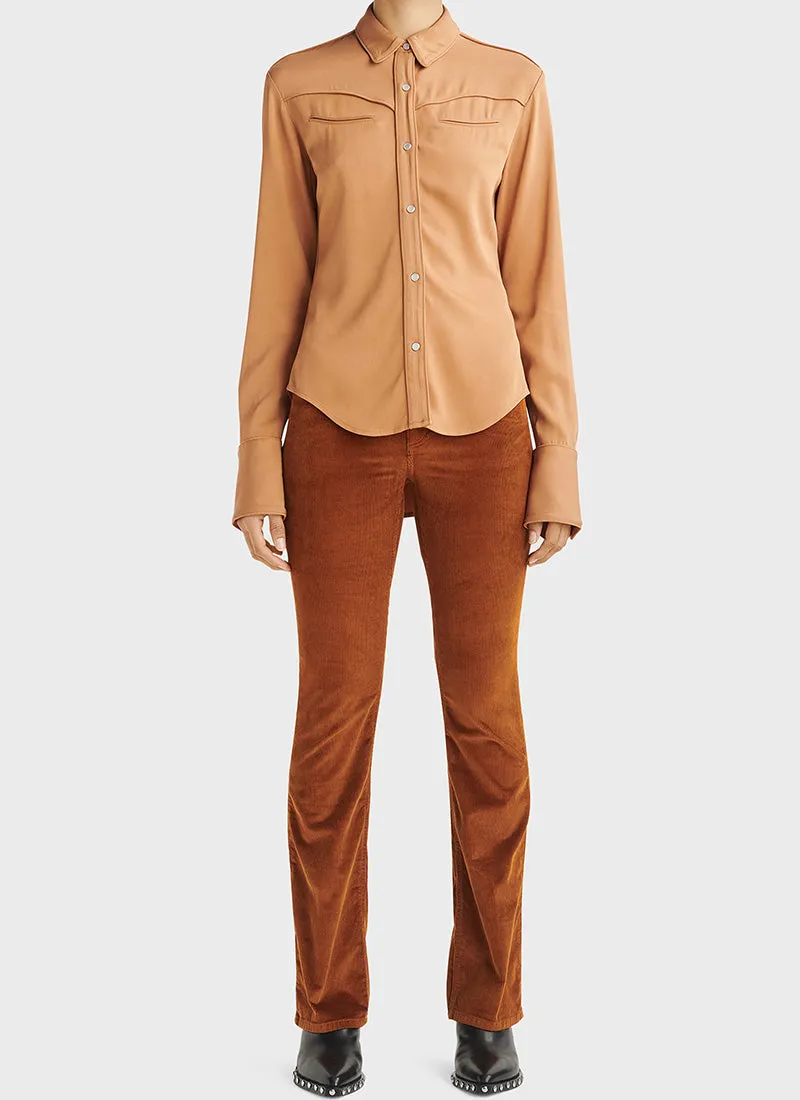 Peyton Mid-Rise Bootcut Corduroy Pant