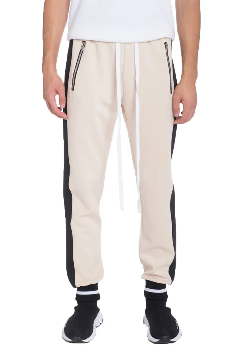 RALLY TRACK PANTS- BEIGE