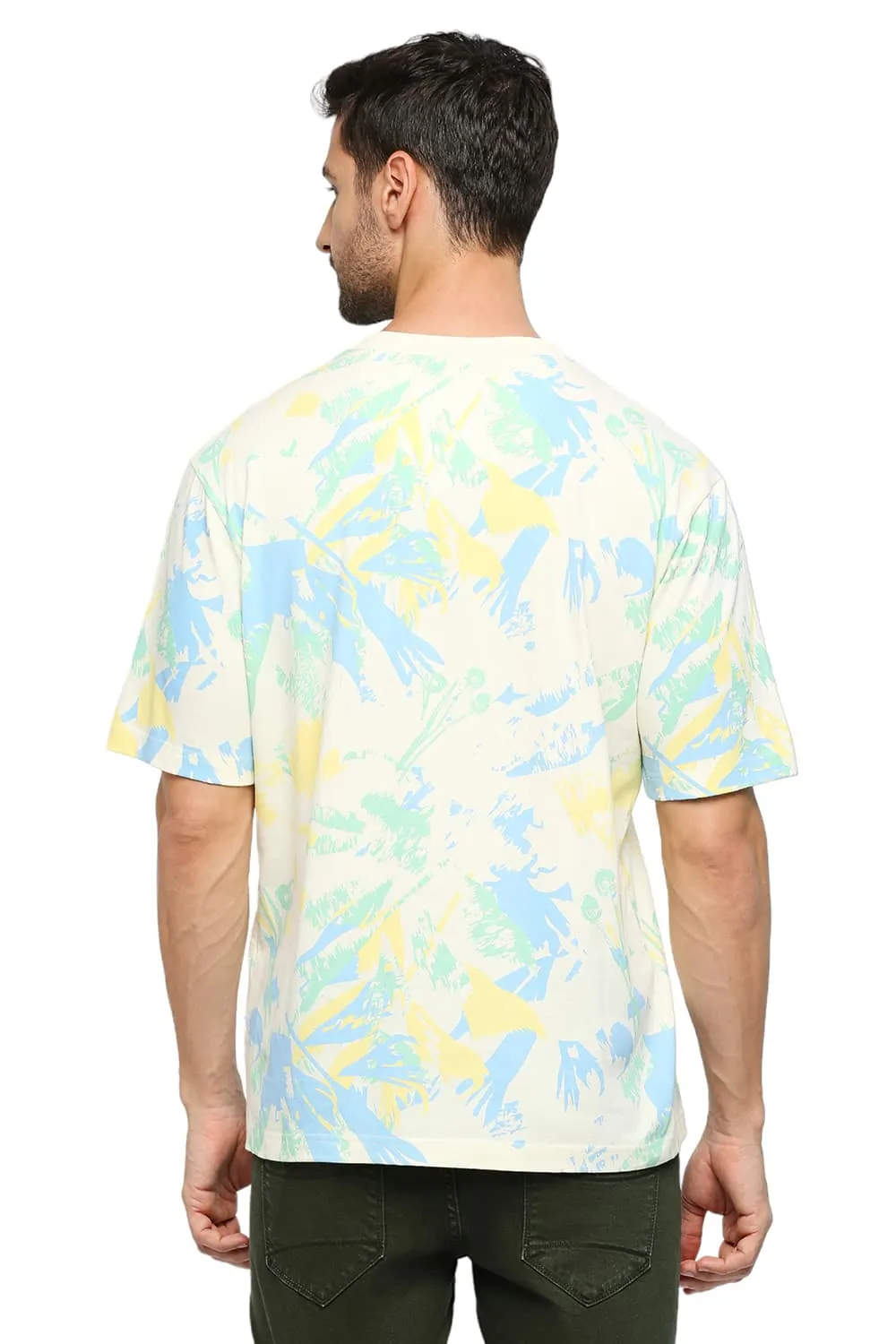 Relaxed Fit Cotton Printed Crew T-shirts