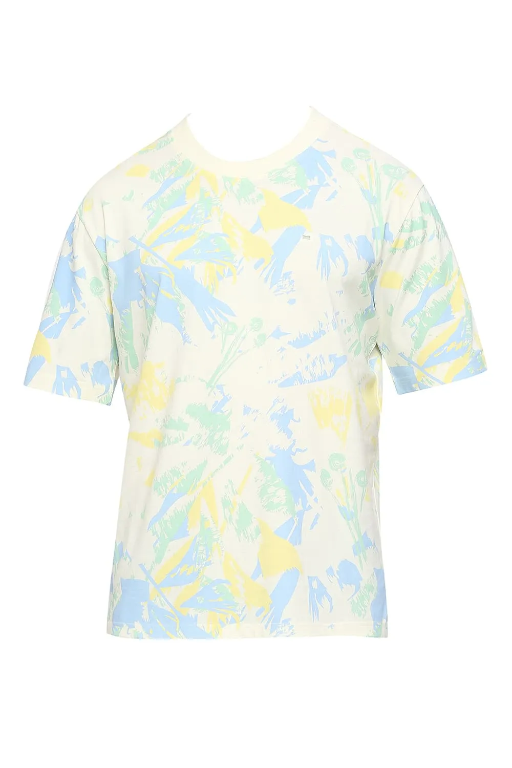 Relaxed Fit Cotton Printed Crew T-shirts