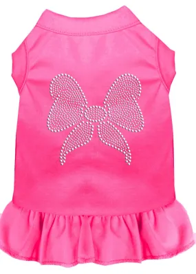 Rhinestone Bow Dress Bright Pink Xxl (18)