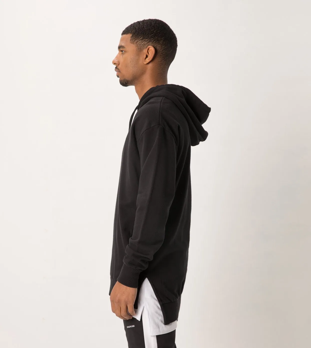 Rugger Hood Sweat Black