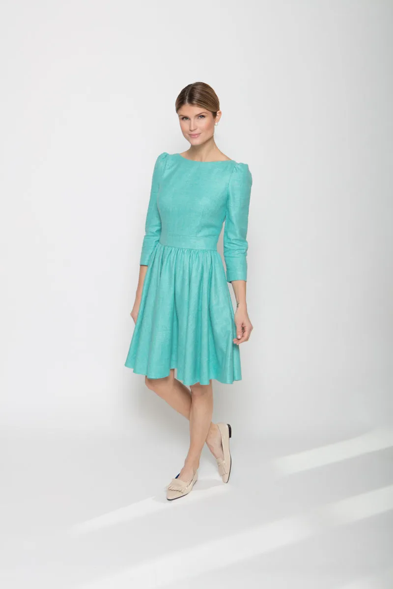 Selene Dress in Seafoam