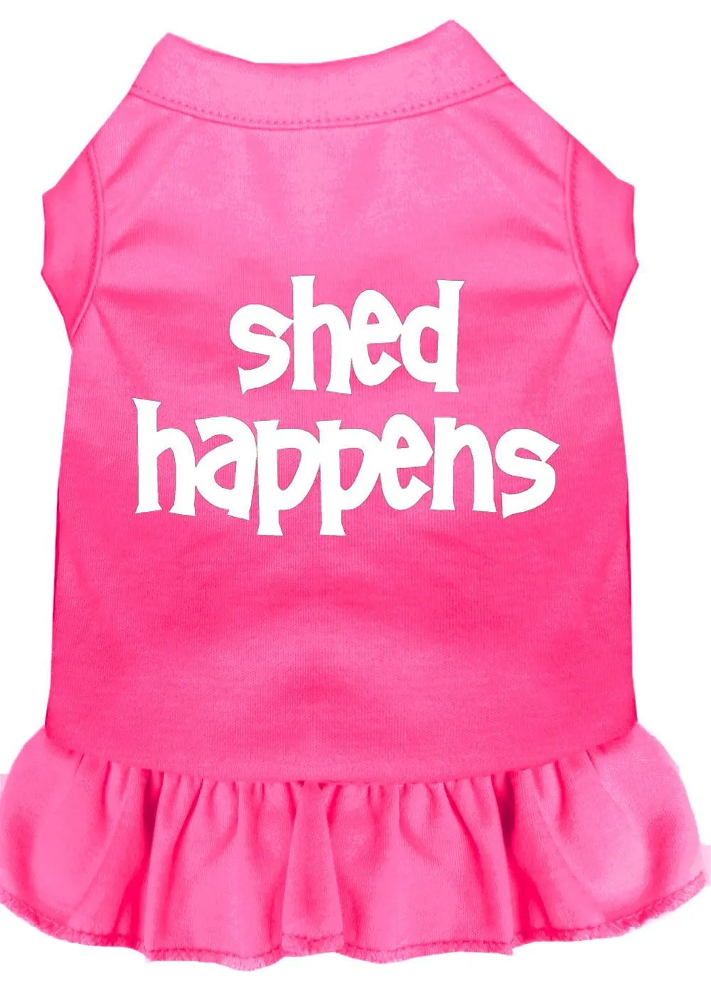 Shed Happens Screen Print Dress Bright Pink Lg (14)