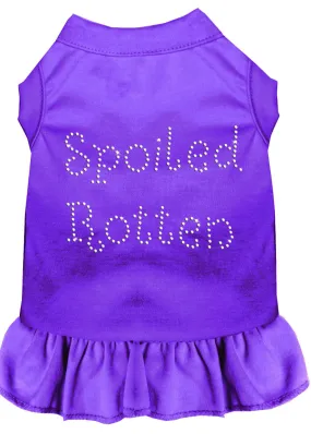 Spoiled Rotten Rhinestone Dress Purple Sm (10)