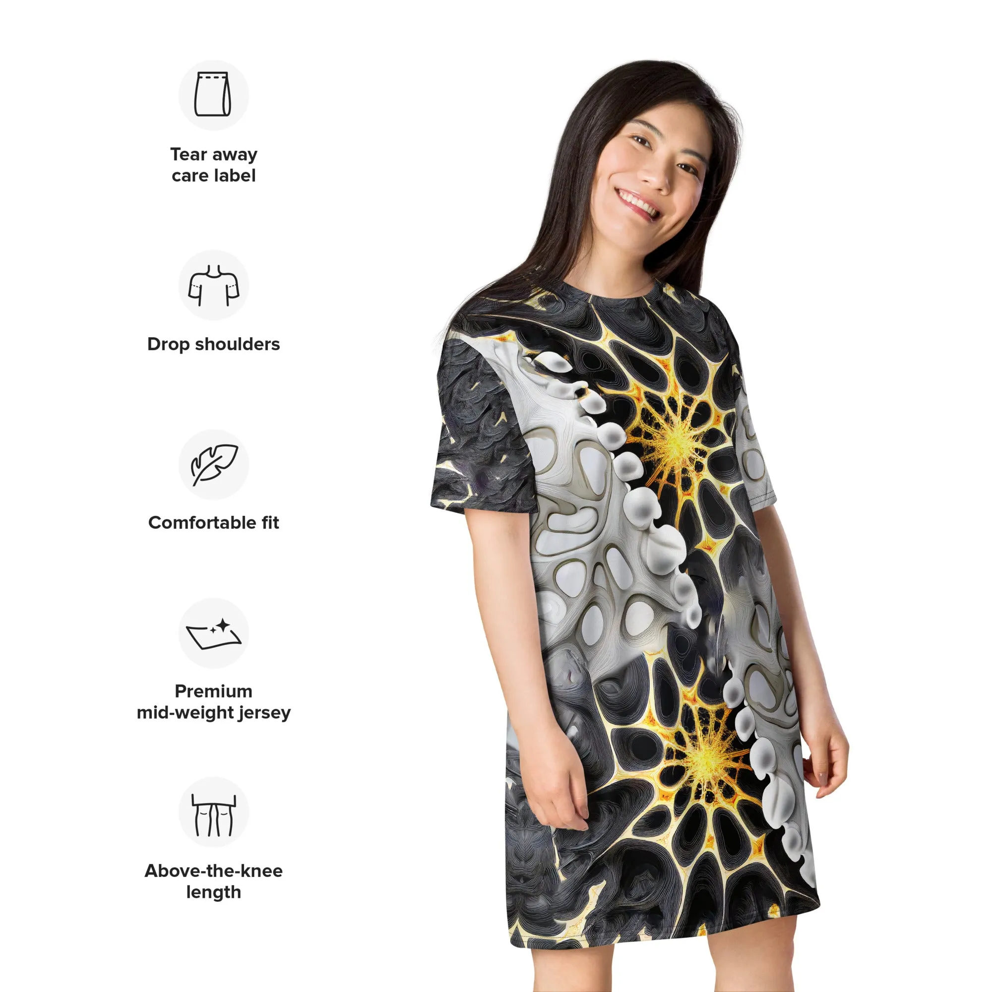 T-Shirt Dress Bio Yin & Yang