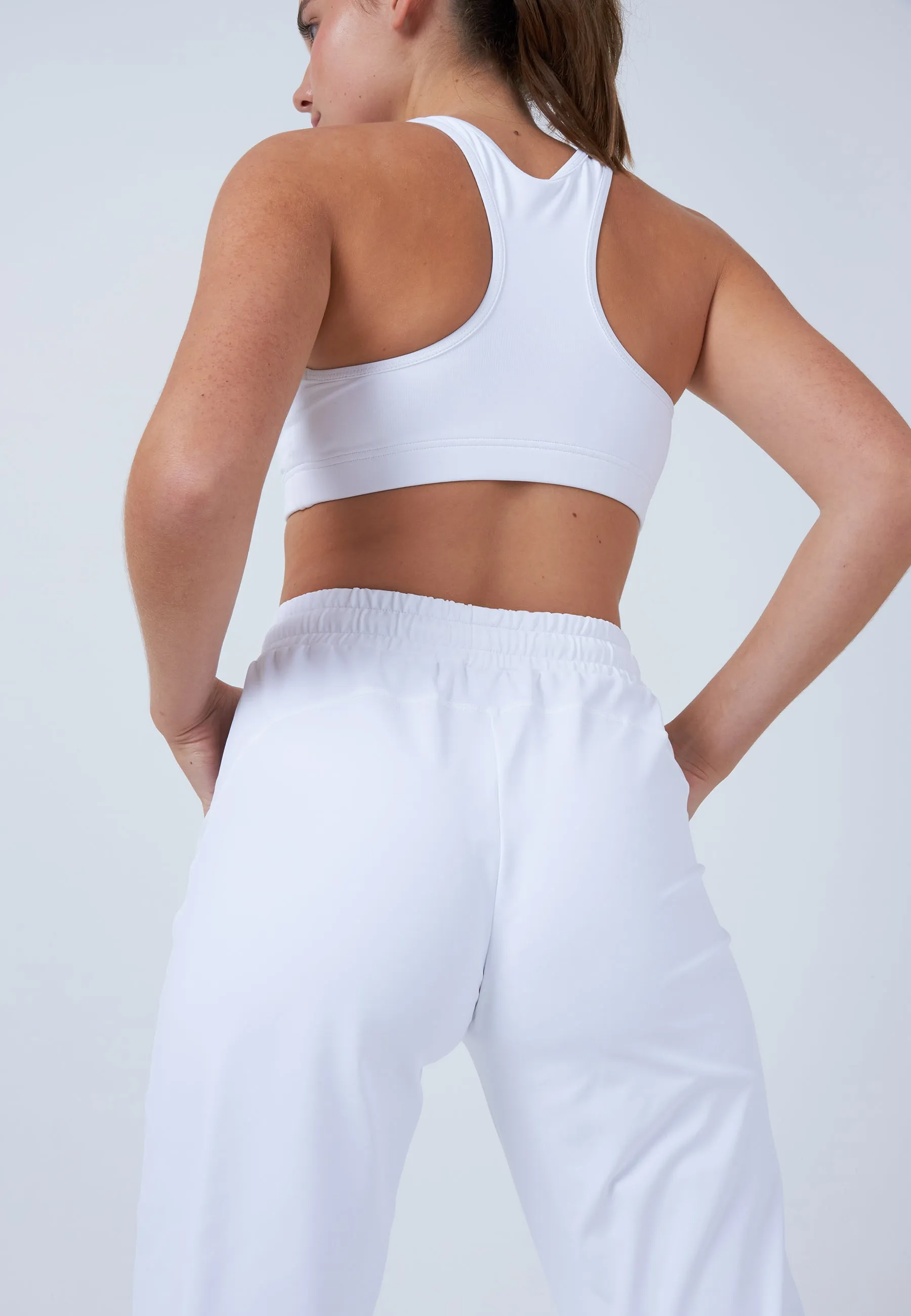 Tennis Capri Pants with pockets, white