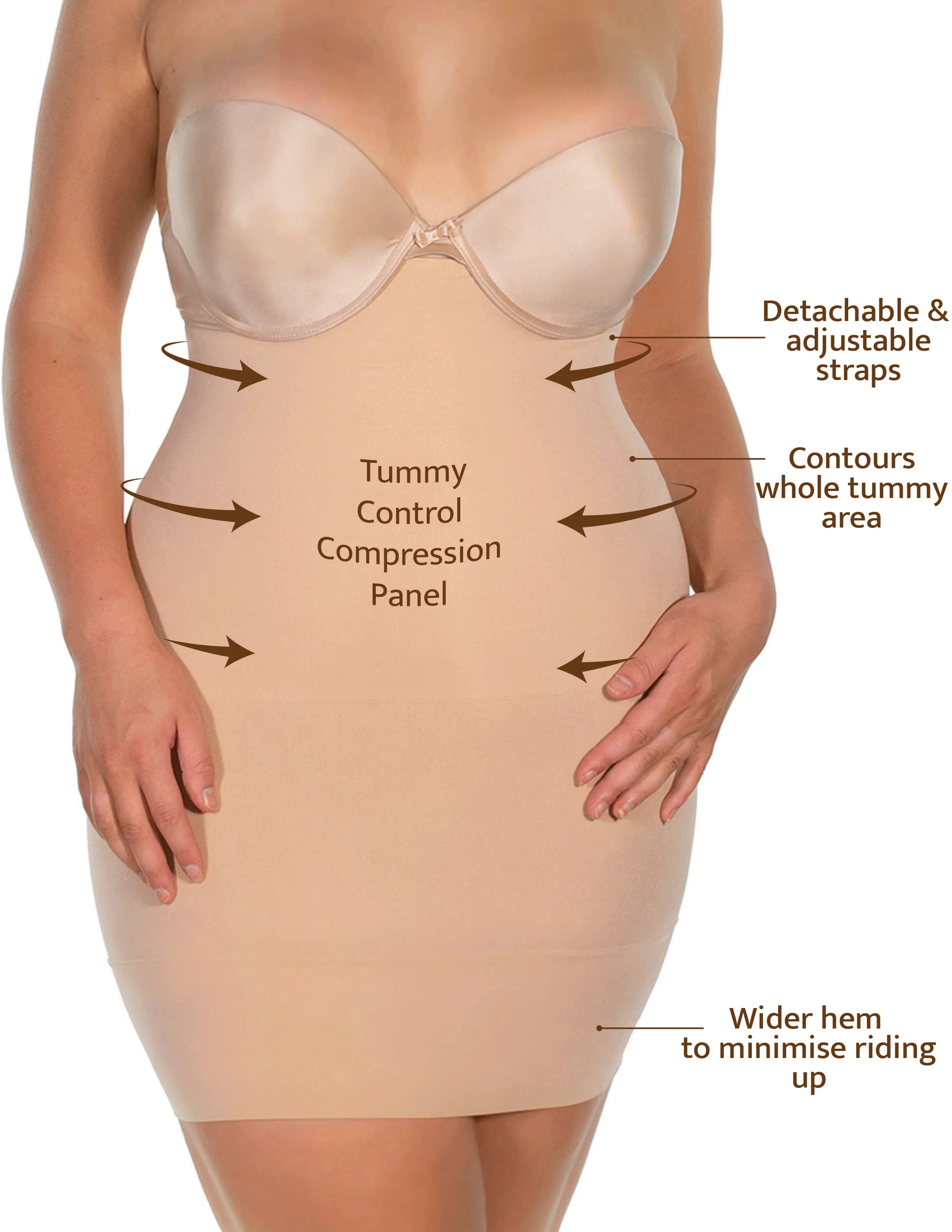 Underbust Shaping Slip - 2 Pack