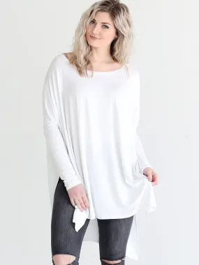 White DLMN Oversized Tee