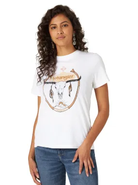 Wrangler Women's Retro Steer Head Sunrise Graphic Tee 112318878